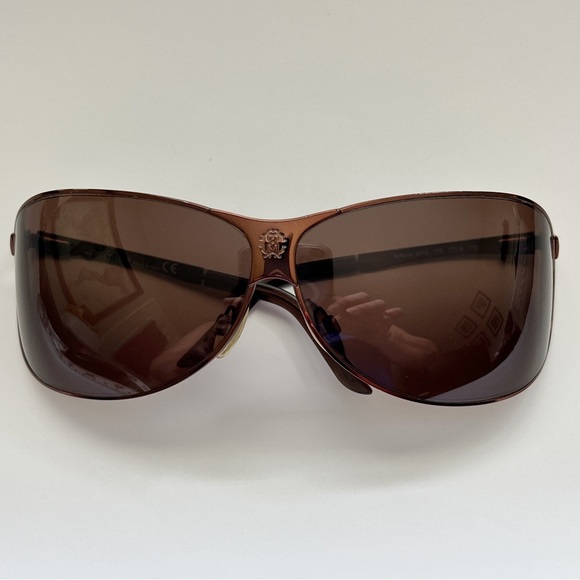 Roberto Cavalli Anfione Metallic Bronze Sunglasses EUC - Picture 3 of 12